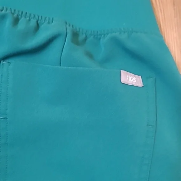 Figs Teal Women's Pants used good condition zise‎ L. - Picture 14 of 16